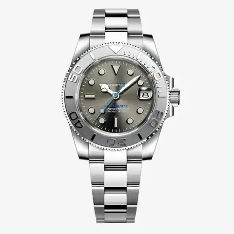 Monomods Custom Seikosub Edition Yacht Master Platinum Silver MOD