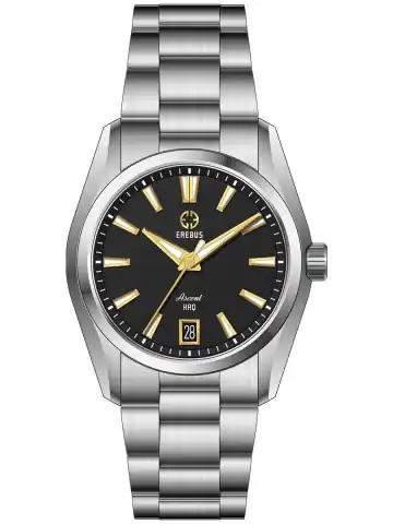 EREBUS WATCH Ascent HAQ 36 Black Gilt