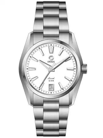 EREBUS WATCH Ascent 36 White Enamel