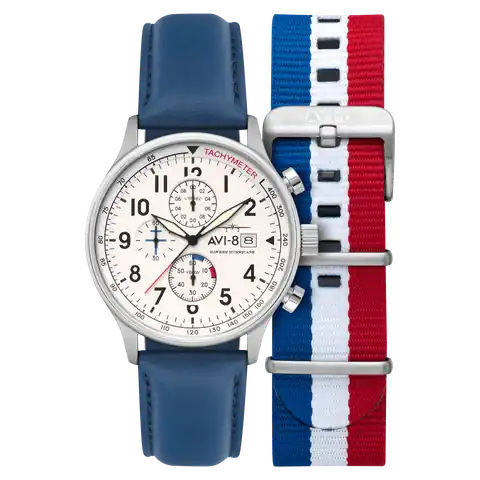 AVI-8 Timepieces Blue White
