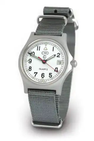 Cabot Watch Company CWC GS Sapphire Subhunter Watch, Stainless Steel Case With White Dial