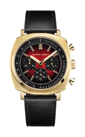 Filippo Loreti Watches Retro Chrono RED