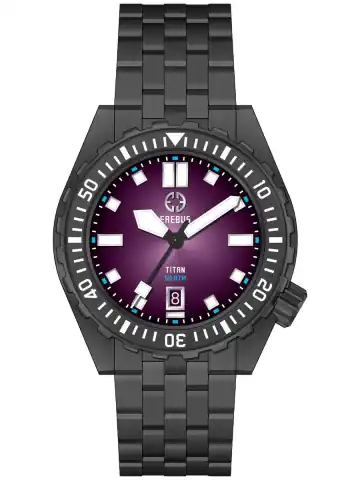 EREBUS WATCH Titan Purple Fumé