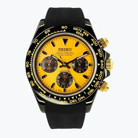 Monomods Custom Seitona Chronograph MOD Bumble BEE Legacy Edition