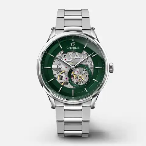 CHARLIE - Paris Initial - Squelette - Vert