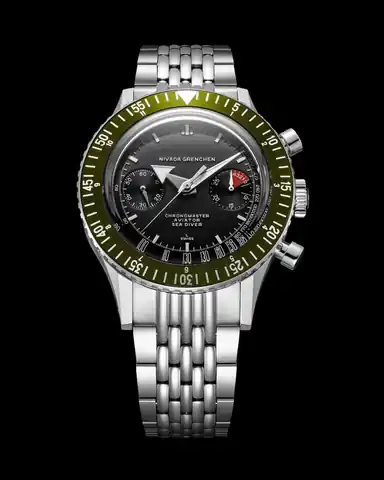 Nivada Grenchen White Broad Arrow INTER.BEZEL 38mm - Manual