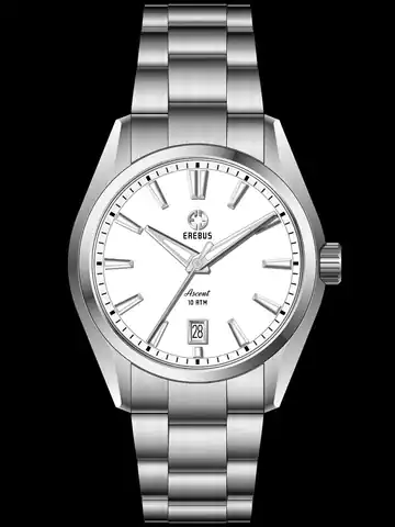 EREBUS WATCH Ascent 39 White Enamel