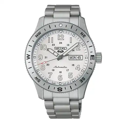Seiko 5 Sports Field Series with Silver-White Dial #HDB007