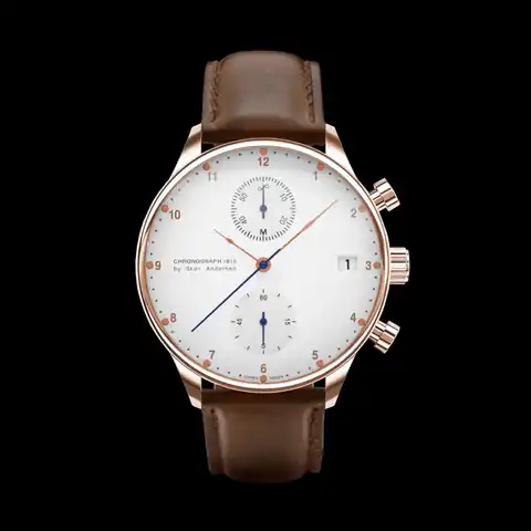 AV86 1815 Chronograph, Rose Gold / White