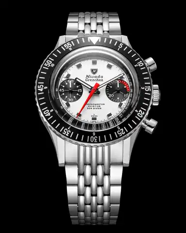 Nivada Grenchen Chronomaster Panda - 41MM
