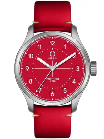 EREBUS WATCH Twenty-Four 40 Red