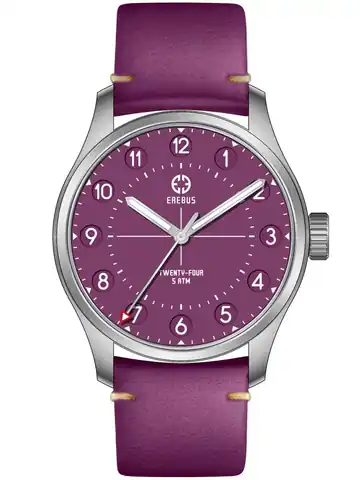 EREBUS WATCH Twenty-Four 38 Purple