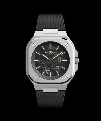 Bell & Ross BR 05 Skeleton Nightlum · BR05A-BL-SK-ST/SRB