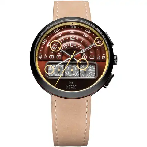 Xeric Watches Halograph II Chrono Oxblood Sand