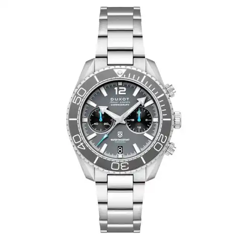 Duxot Tiburon Meca-Quartz Chronograph in Ash Grey #DX-2062-11