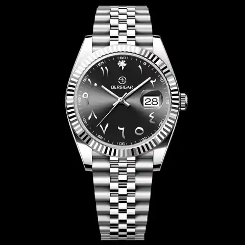 Bersigar Watches Bersigar Luxaura Arabic Face 1645 · BG1645blackarabic