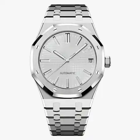 Monomods Custom Seikoak Royal Chronograph MOD Lunar Silver Edition