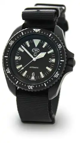 Cabot Watch Company CWC Automatic Divers Watch Mk.2 Black (SF300 AS120)