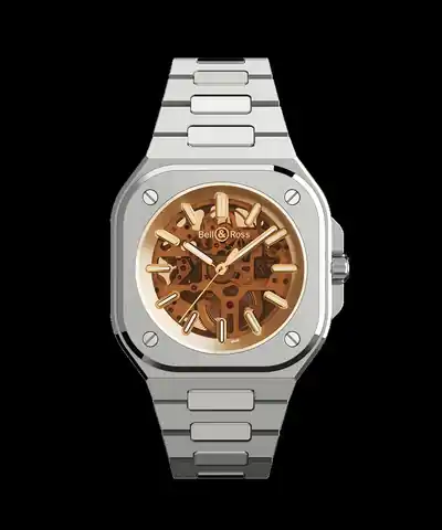 Bell & Ross BR-05 Skeleton Golden · BR05A-CH-SKST/SST