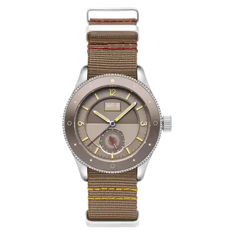 AVI-8 Timepieces Silver Feather Grey