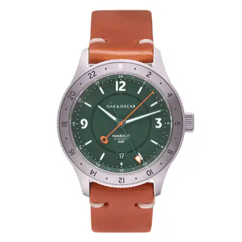 Oak & Oscar The Humboldt GMT Titanium