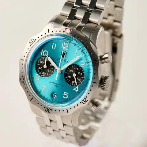 DeMarco Watches The Turquoise Chronograph