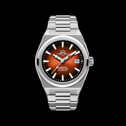 Monro Adventure Monro Urban Adventure MUA-A4, Automatic, 40mm Stainless Steel, Orange Dial
