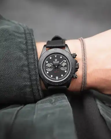 Rogue Watches Black Stealth Racetimer