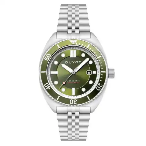 Duxot Tortuga Automatic Dive Watch with Green Dial #DX-2026-22