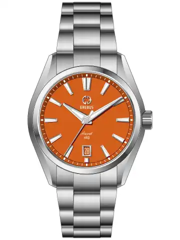EREBUS WATCH Ascent HAQ 39 Orange Enamel