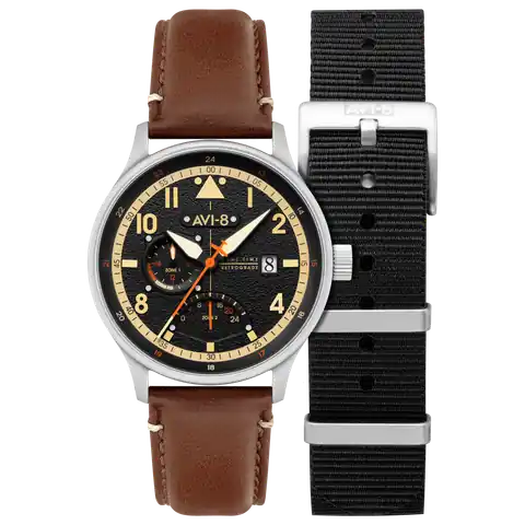 AVI-8 Timepieces Metropolis Black