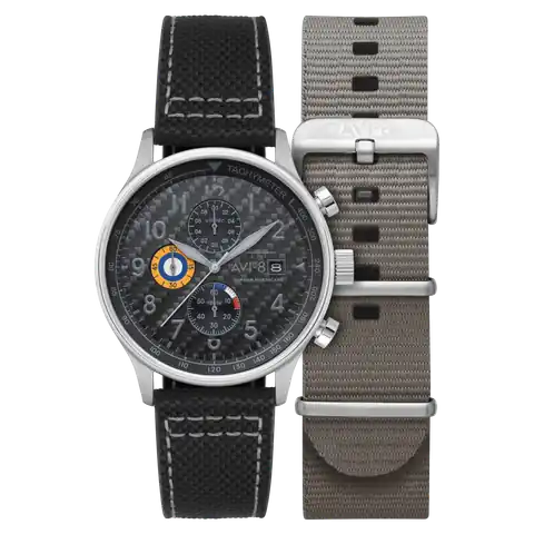 AVI-8 Timepieces Carbon Fiber Black
