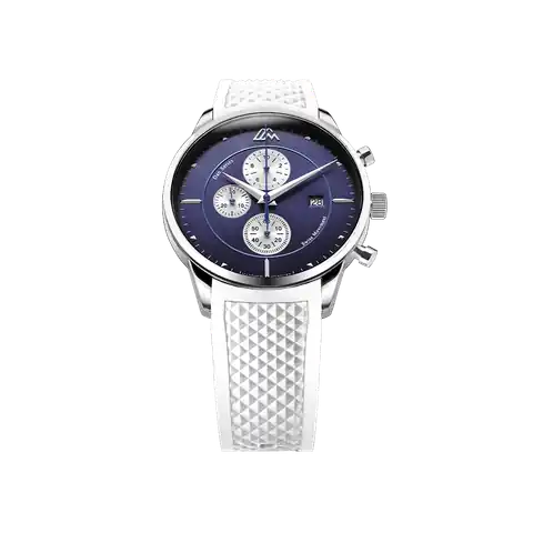 Matthew Mercury Watches Shades Of Blue Rubber White