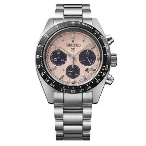 Seiko Prospex Speedtimer Solar Chronograph with Pink Dial #SSC963