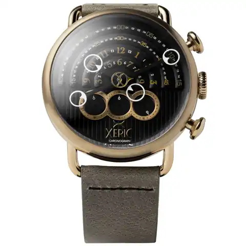 Xeric Watches Halograph Chrono Sapphire Antique Brass