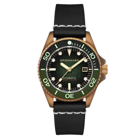 Spinnaker Watches Tesei Bronze Swiss Automatic · Forest Green · SP-5060-0B