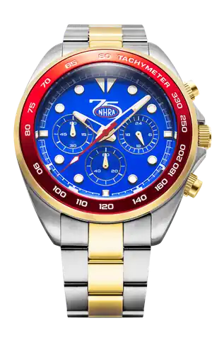 Filippo Loreti Watches Nhra 75 Red & Blue Chronograph