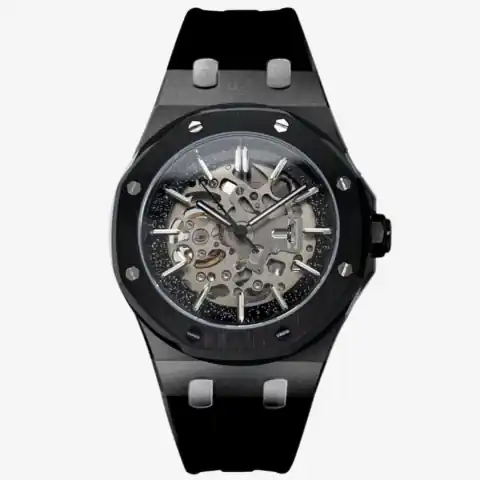 Monomods Custom Seikoak Special Edition Blacked OUT Skeleton MOD