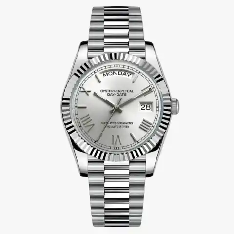 Monomods Custom Seikodate Presidential MOD Platinum Roman Edition