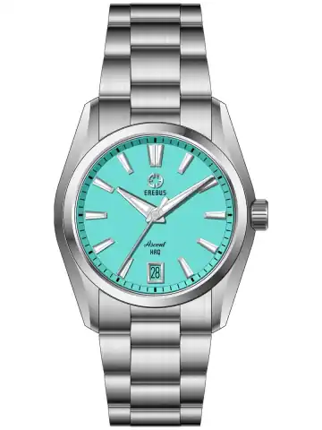 EREBUS WATCH Ascent HAQ 36 Duck Egg Blue Enamel