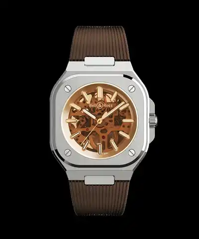 Bell & Ross BR-05 Skeleton Golden · BR05A-CH-SKST/SRB