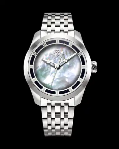 Monro Adventure Monro Luna Adventure MLA-PPB Planet Pearl, 9039 Automatic Watch, 39mm Stainless Steel