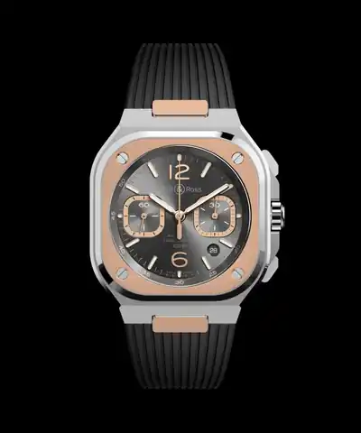 Bell & Ross BR-05 Chrono Grey Steel & Gold · BR05C-RTH-STPG/SRB