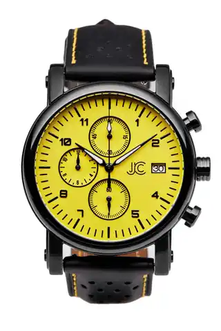 J.Ciro Watches J.Ciro S3 Yellow Dial Chronograph Watch