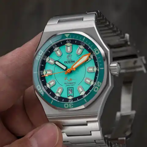 Ocean Crawler Watch Co. Ocean Crawler Bolt - Prototype - Aqua