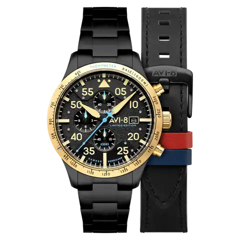 AVI-8 Timepieces Altitude Black