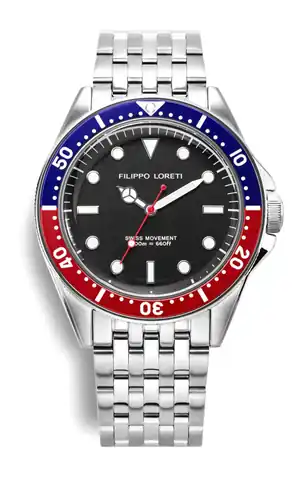 Filippo Loreti Watches Subacqueo Red & Blue