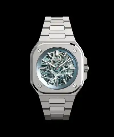 Bell & Ross BR-05 Skeleton Arctic Blue · BR05A-AB-SKST/SST