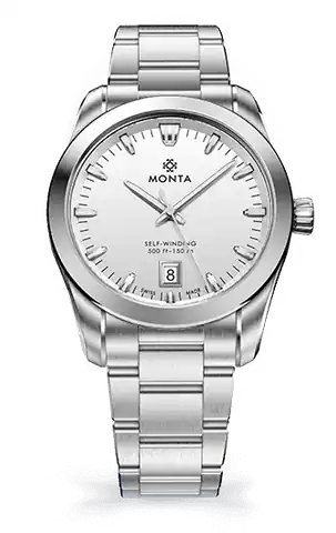 Monta Monta Noble, Opalin Silver Dial