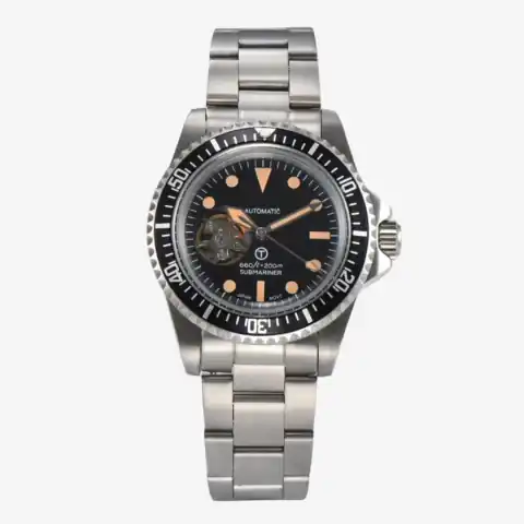 Monomods Custom Seikosub Edition Vintage Milsub Open Heart MOD